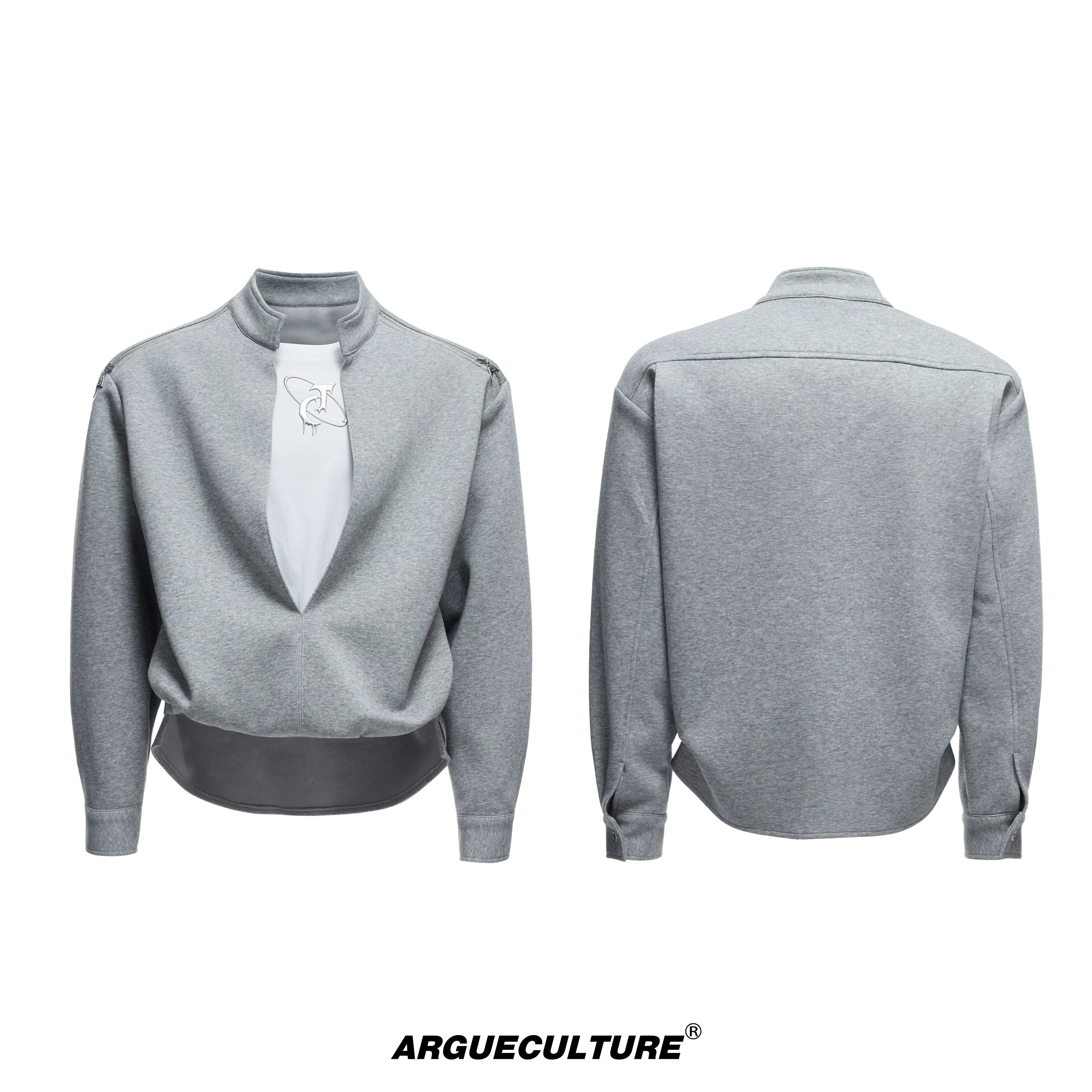 deconstructed-mock-neck-sweatshirt-baggy-pants-set-black-pants