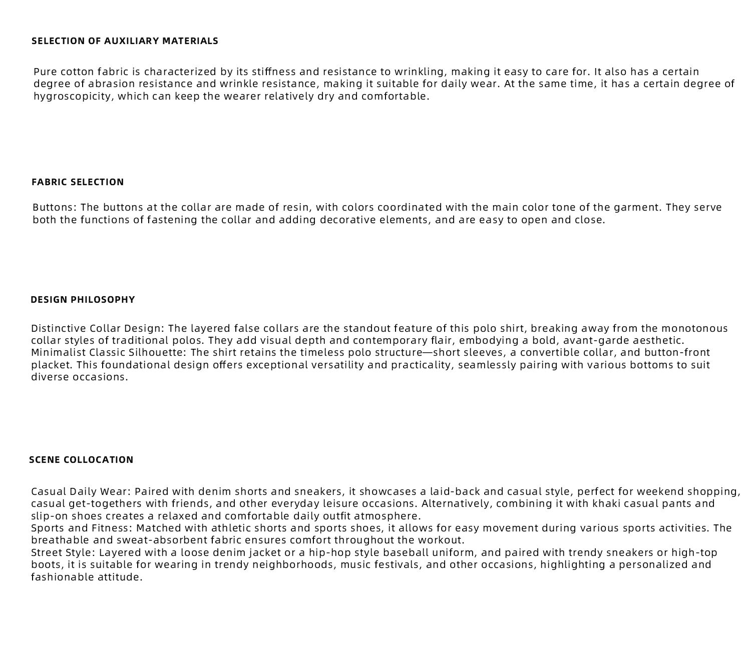 desc::deconstructed-multi-collar-heavyweight-polo-shirt-detail-img-1