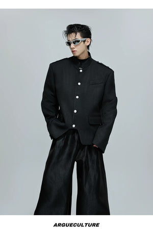 desc::deconstructed-multi-panel-stand-collar-jacket-for-men-women-detail-img-10