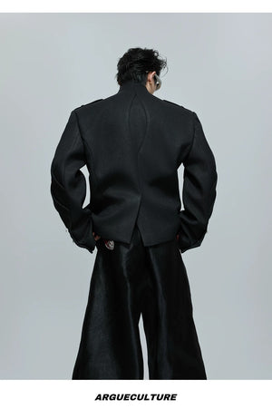 desc::deconstructed-multi-panel-stand-collar-jacket-for-men-women-detail-img-11