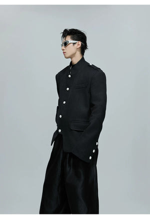 desc::deconstructed-multi-panel-stand-collar-jacket-for-men-women-detail-img-5