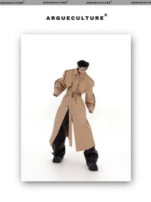 desc::deconstructed-oversized-trench-coat-with-shoulder-pads-detail-img-13