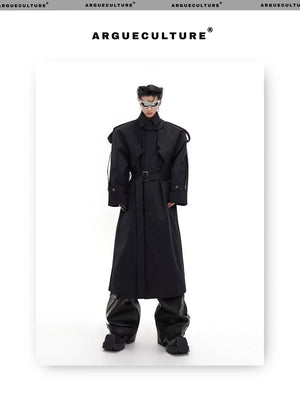 desc::deconstructed-oversized-trench-coat-with-shoulder-pads-detail-img-16