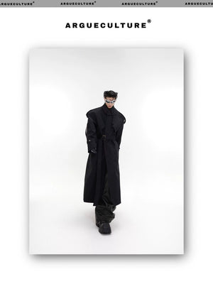 desc::deconstructed-oversized-trench-coat-with-shoulder-pads-detail-img-7