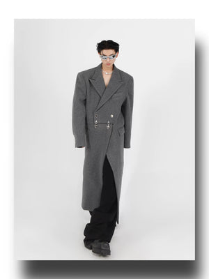 desc::deconstructed-oversized-wool-coat-with-metal-buckles-detail-img-4