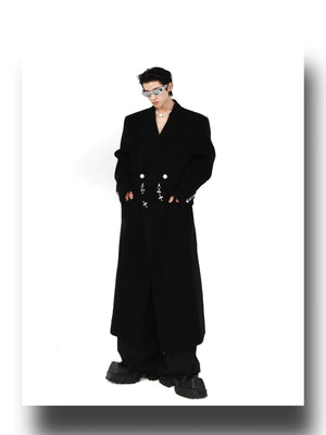 desc::deconstructed-oversized-wool-coat-with-metal-buckles-detail-img-6