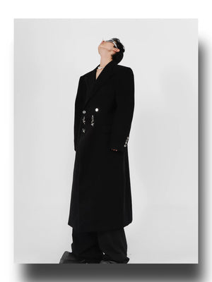 desc::deconstructed-oversized-wool-coat-with-metal-buckles-detail-img-8