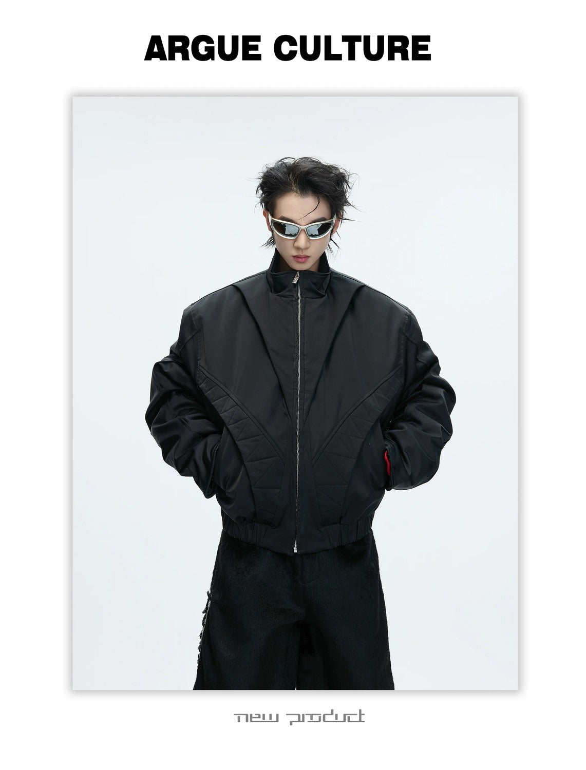 desc::deconstructed-padded-bomber-jacket-unisex-streetwear-detail-img-1