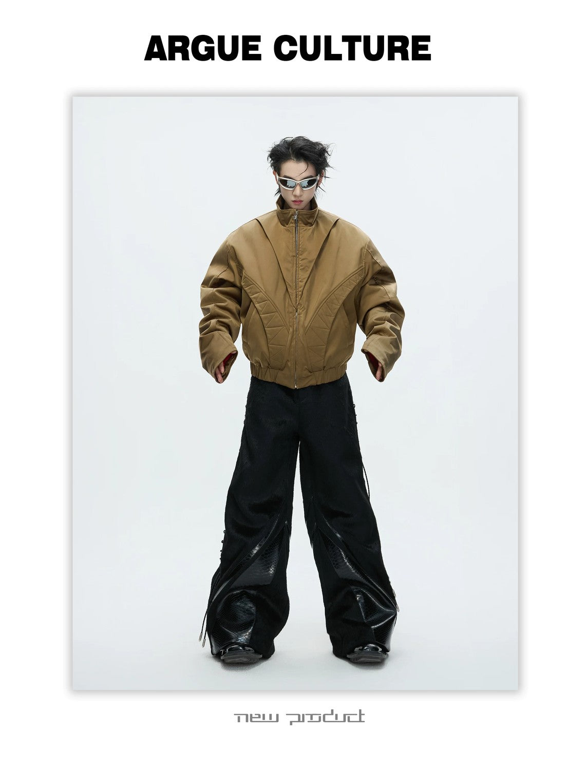 desc::deconstructed-padded-bomber-jacket-unisex-streetwear-detail-img-22