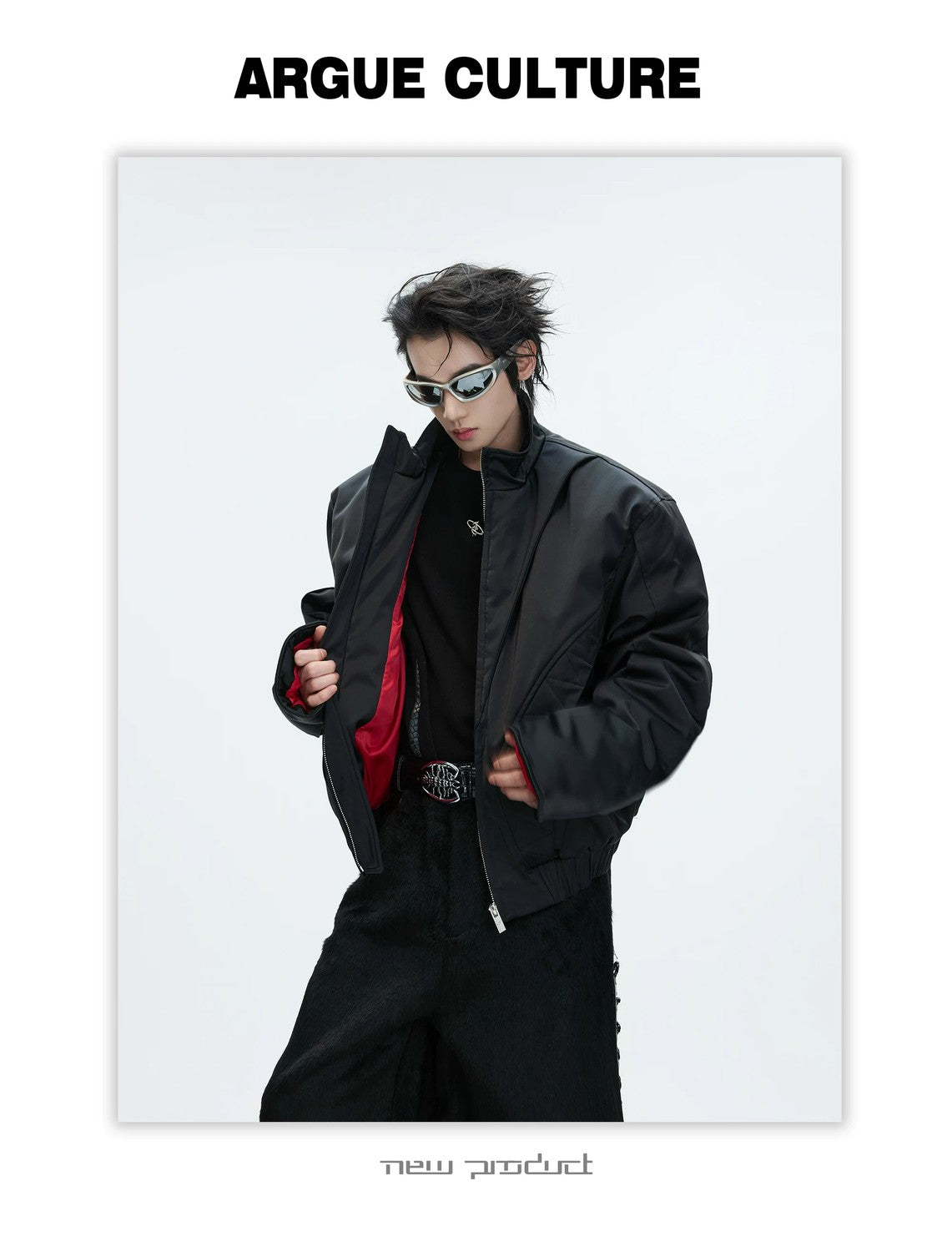 desc::deconstructed-padded-bomber-jacket-unisex-streetwear-detail-img-3