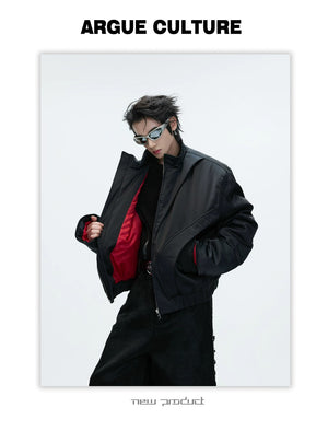 desc::deconstructed-padded-bomber-jacket-unisex-streetwear-detail-img-4