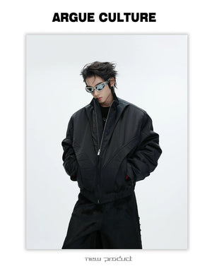 desc::deconstructed-padded-bomber-jacket-unisex-streetwear-detail-img-7