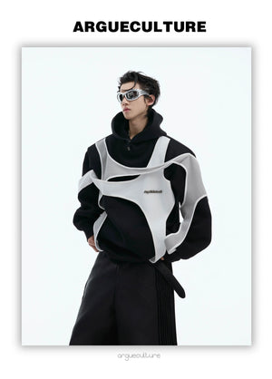 desc::deconstructed-padded-shoulder-tee-boxy-streetwear-t-shirt-detail-img-2