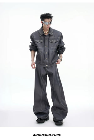 desc::deconstructed-pin-cropped-jacket-curved-leg-set-detail-img-9