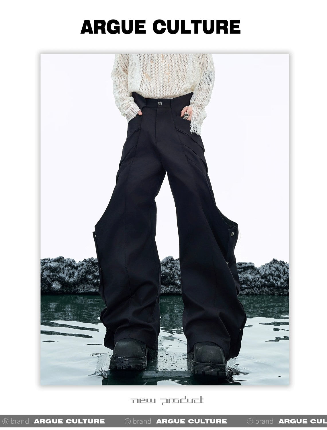 desc::deconstructed-pleated-cargo-pants-urban-techwear-detail-img-7