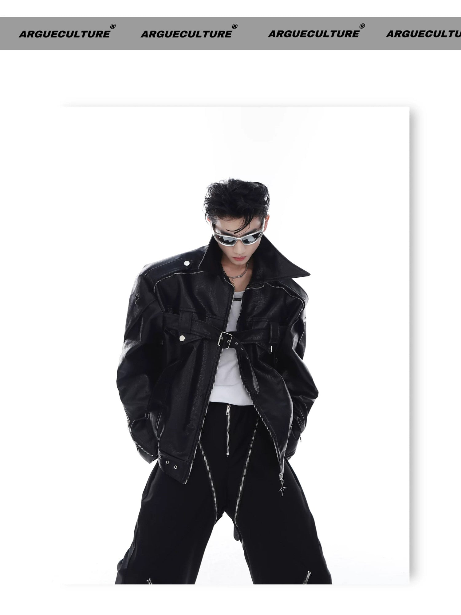 desc::deconstructed-pu-leather-moto-jacket-metal-studded-unisex-detail-img-18