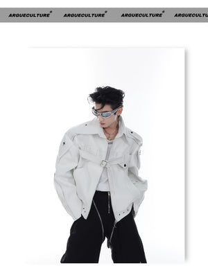 desc::deconstructed-pu-leather-moto-jacket-metal-studded-unisex-detail-img-6