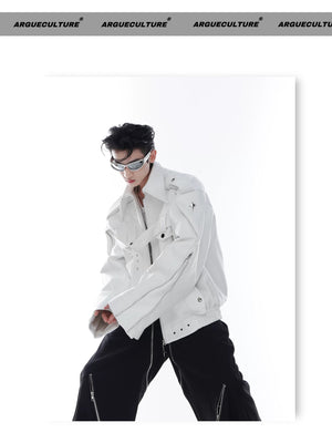 desc::deconstructed-pu-leather-moto-jacket-metal-studded-unisex-detail-img-8