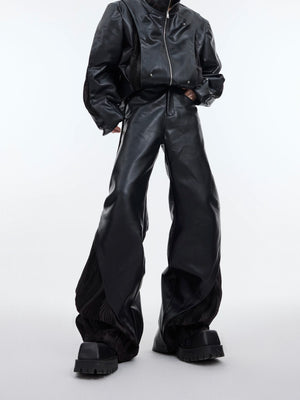 deconstructed-pu-leather-patchwork-biker-set-for-men-black-pants