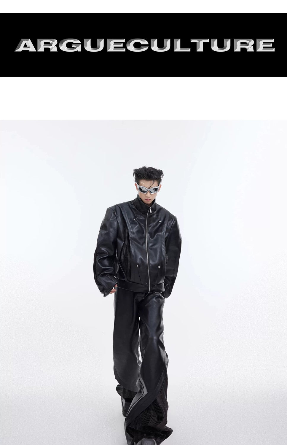 desc::deconstructed-pu-leather-patchwork-biker-set-for-men-detail-img-3