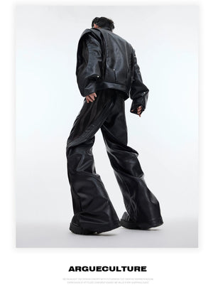 desc::deconstructed-pu-leather-patchwork-biker-set-for-men-detail-img-9