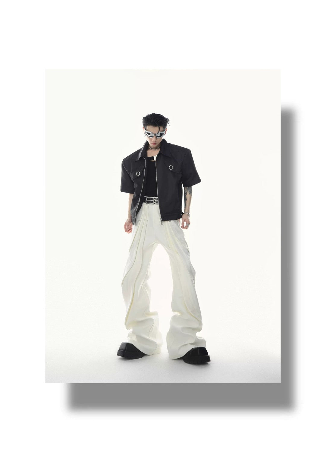 desc::deconstructed-punk-flare-trousers-high-waist-slim-suit-pants-detail-img-9