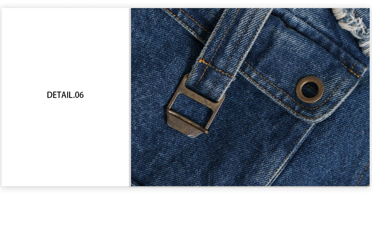 Deconstructed Raw-Edge Wide-Leg Denim Jeans - detail image 23