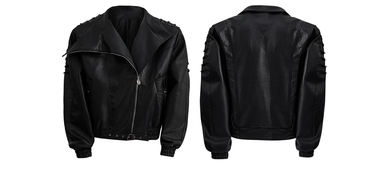 desc::deconstructed-rivet-moto-jacket-mens-streetwear-detail-img-20