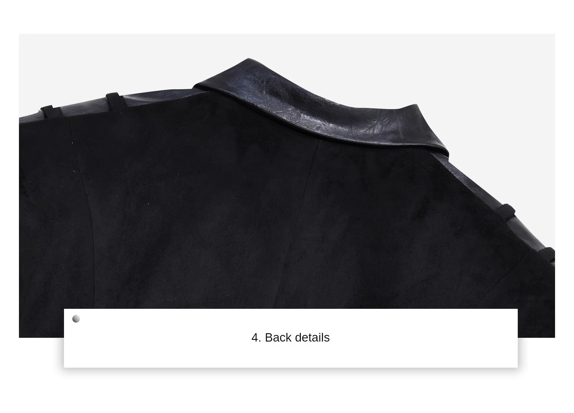 Deconstructed Shoulder - Pad Blazer | Suede Patchwork Design Suit for Men - ArguE CulturE