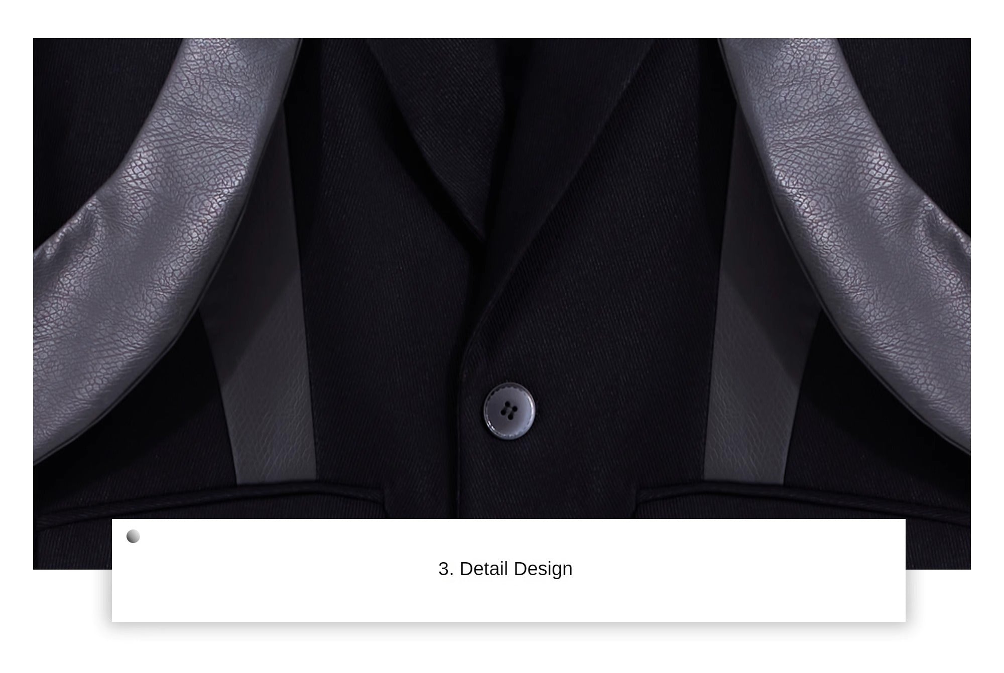 Deconstructed Shoulder - Pad Suit Jacket | Metallic Detail Blazer for Men - ArguE CulturE