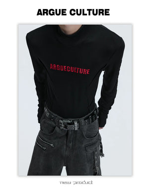 desc::deconstructed-slim-fit-turtleneck-streetwear-top-detail-img-2