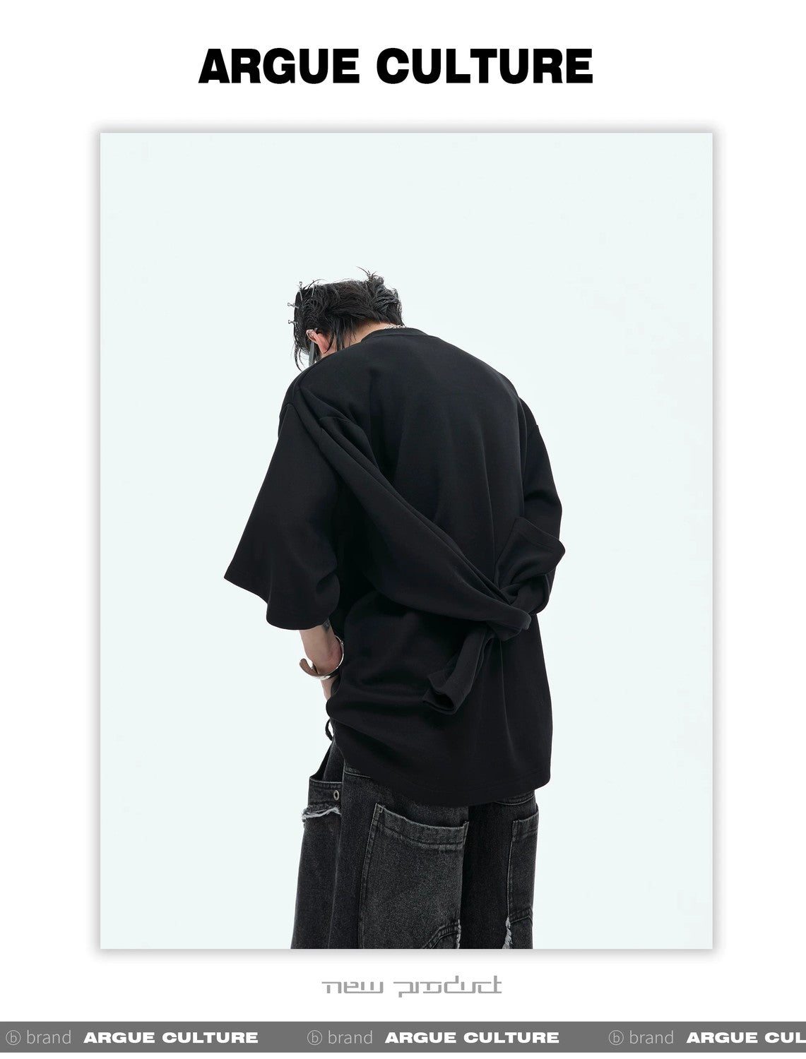 desc::deconstructed-spliced-double-layer-streetwear-sweatshirt-detail-img-6