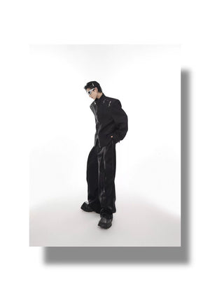 desc::deconstructed-streetwear-blazer-with-metal-airplane-buckle-detail-img-14
