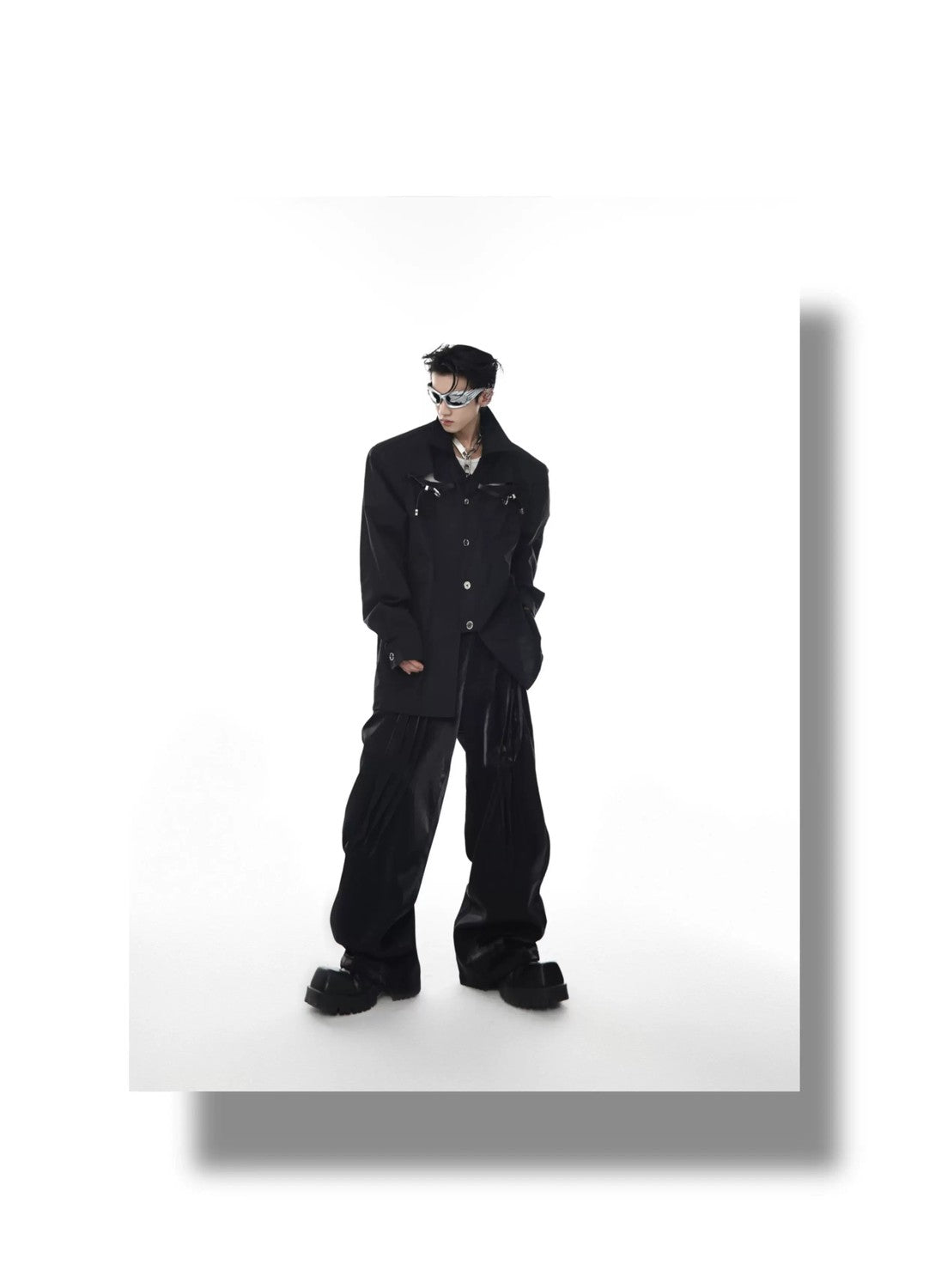 desc::deconstructed-streetwear-blazer-with-metal-airplane-buckle-detail-img-19