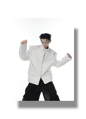 desc::deconstructed-streetwear-blazer-with-metal-airplane-buckle-detail-img-3