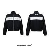 Deconstructed Stud Zip Jacket & Relaxed Pants Set - Stud Black Jacket