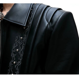 desc::deconstructed-vine-embroidered-cropped-leather-jacket-detail-img-9