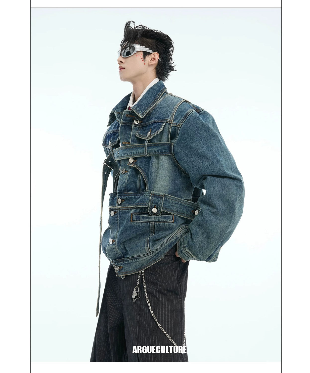 desc::deconstructed-washed-cropped-denim-jacket-streetwear-detail-img-12