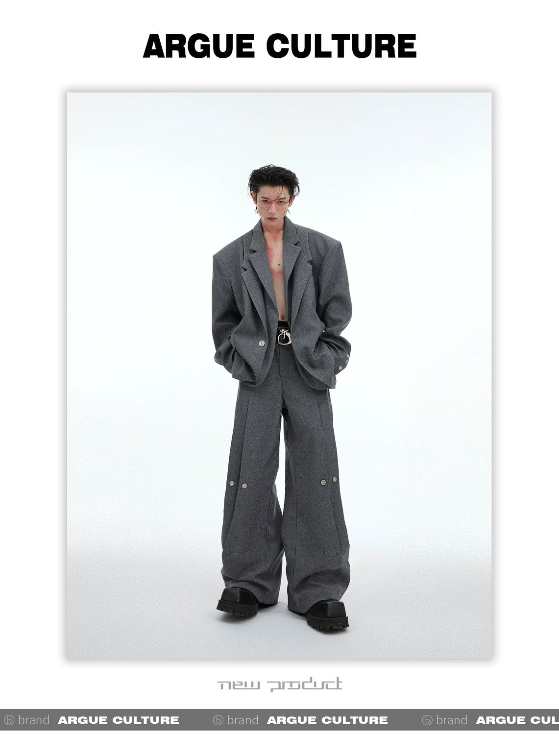 desc::deconstructed-wide-leg-pleated-trousers-baggy-fit-detail-img-5