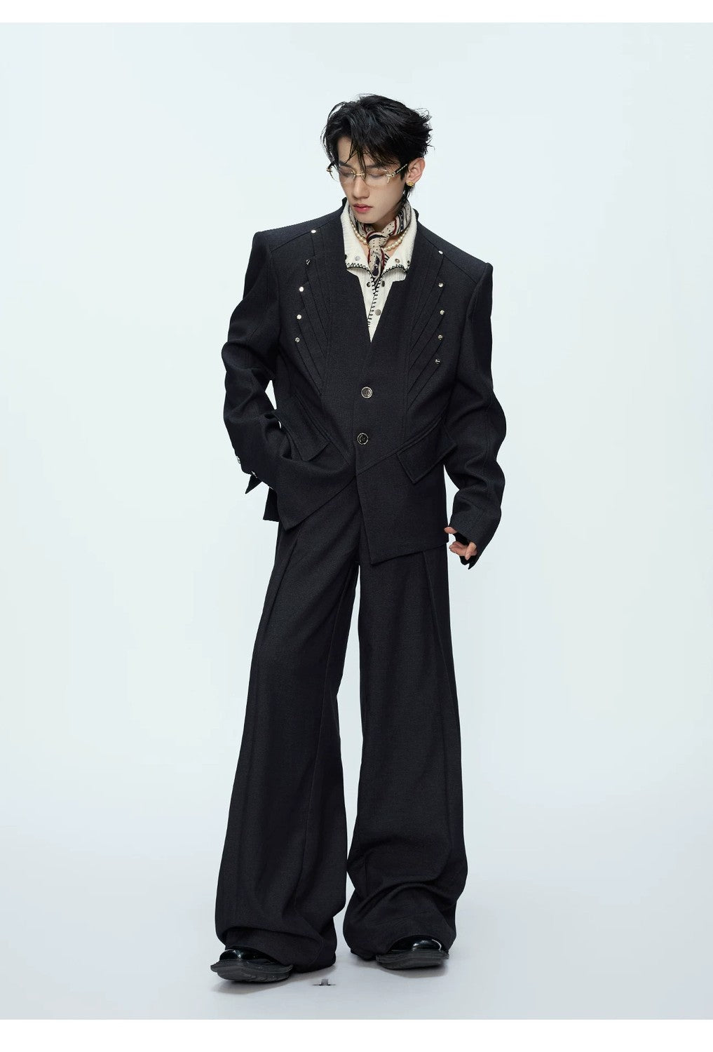 desc::deconstructed-wool-blend-suit-set-mens-streetwear-blazer-detail-img-7