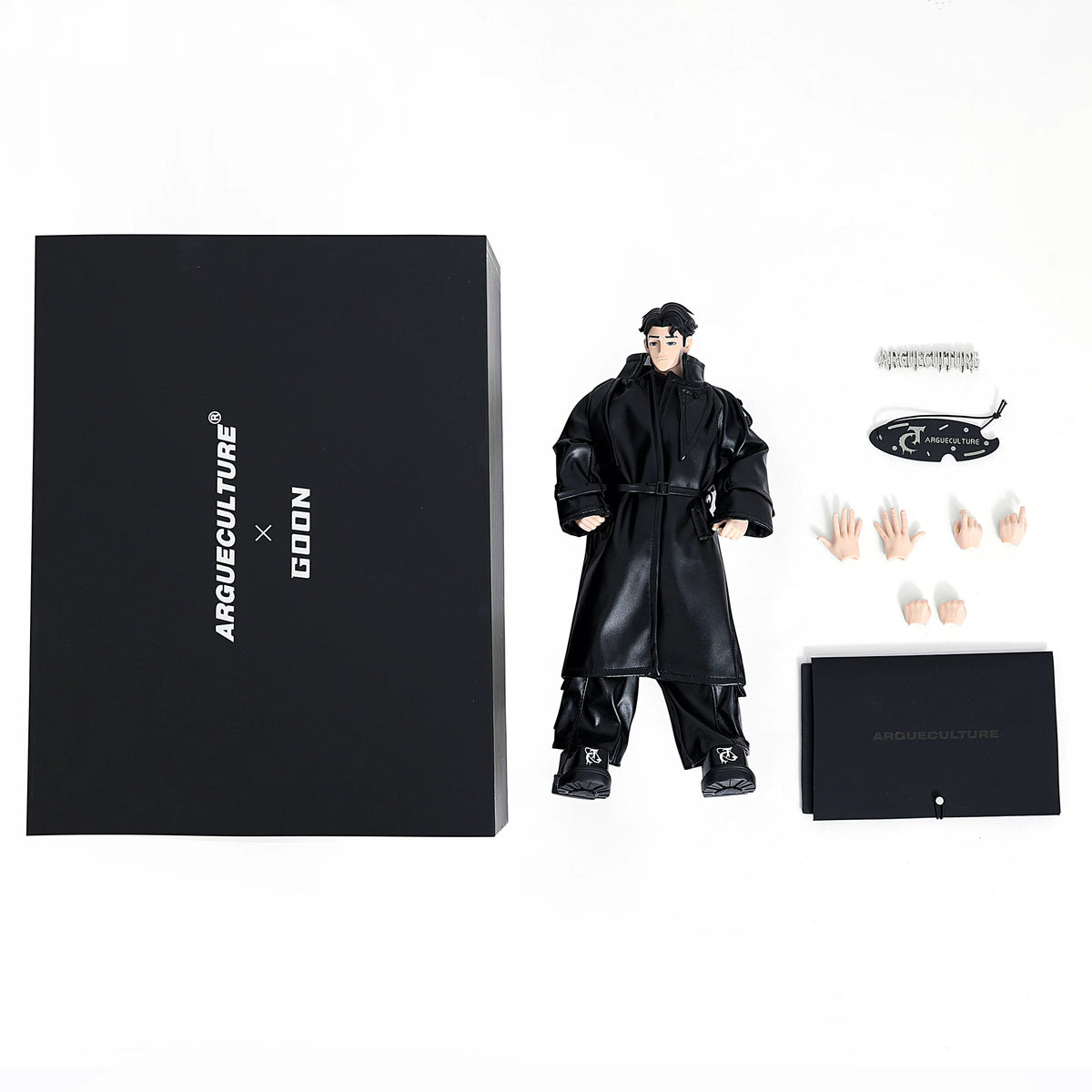 Designer Anime-Inspired Collectible Display Figurine - Black