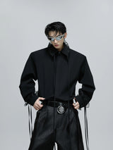 detachable-shoulder-pad-lace-ribbon-unisex-loose-shirt-white