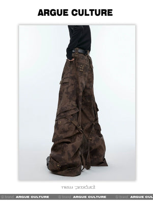 desc::distressed-cargo-wide-leg-leather-pants-vintage-street-detail-img-9