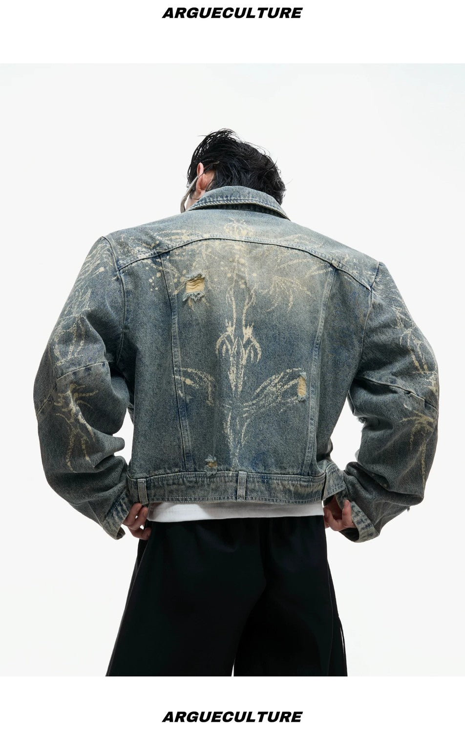 desc::distressed-cropped-denim-jacket-boxy-punk-moto-style-detail-img-12