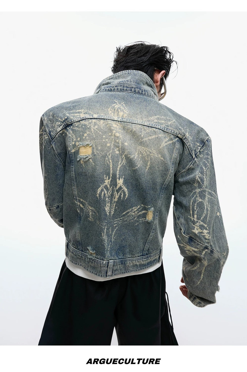 desc::distressed-cropped-denim-jacket-boxy-punk-moto-style-detail-img-14