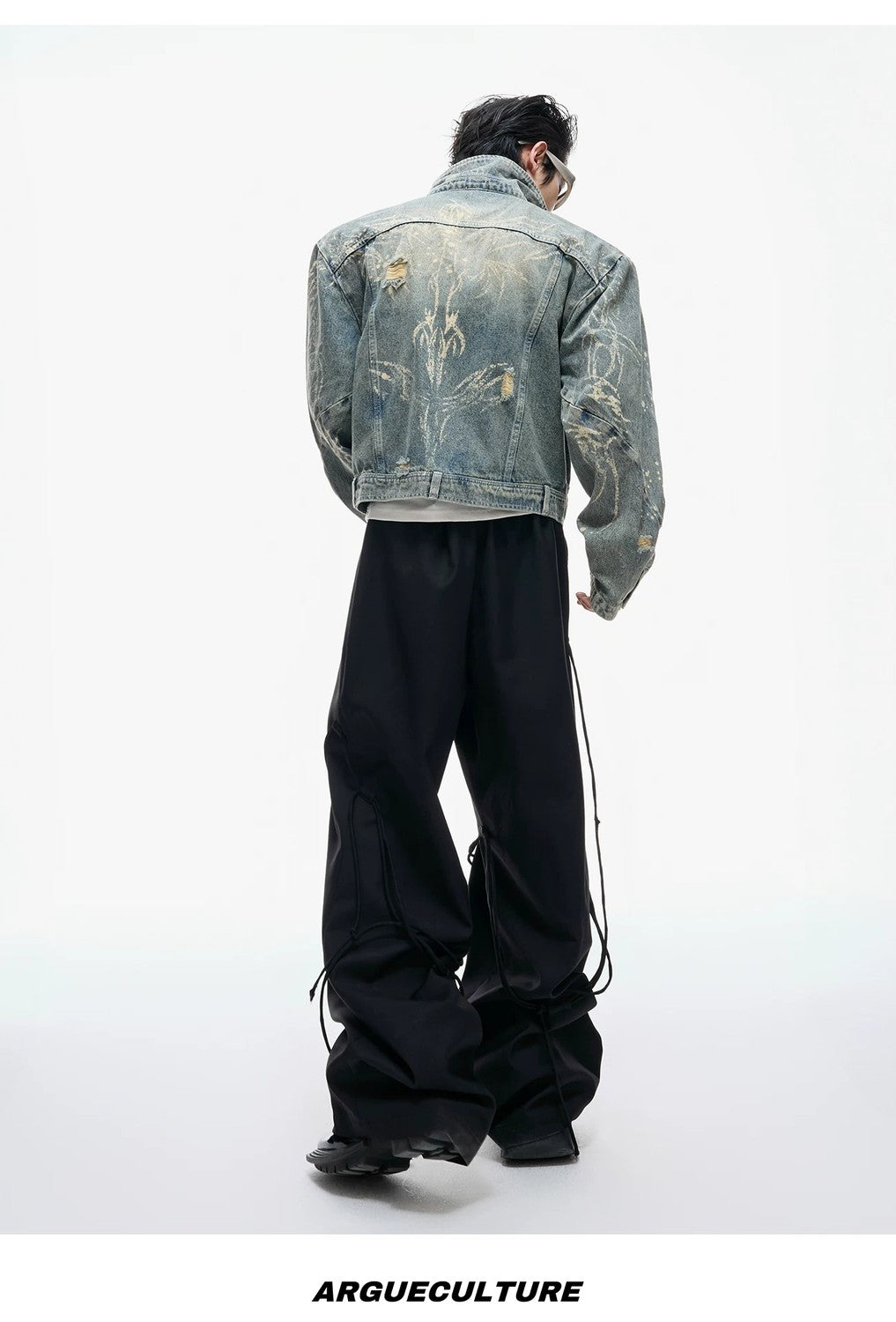 desc::distressed-cropped-denim-jacket-boxy-punk-moto-style-detail-img-16