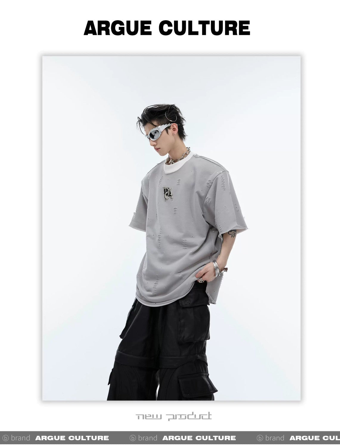 desc::distressed-deconstructed-shoulder-pad-tee-detail-img-14