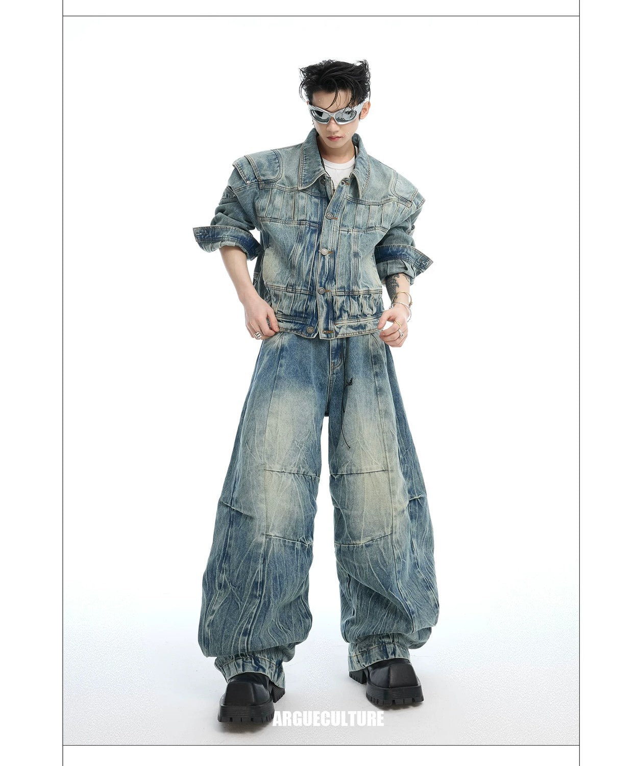 desc::distressed-deconstructed-slub-denim-jacket-set-men-detail-img-8