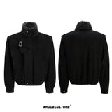 distressed-fur-collar-padded-parka-jacket-black