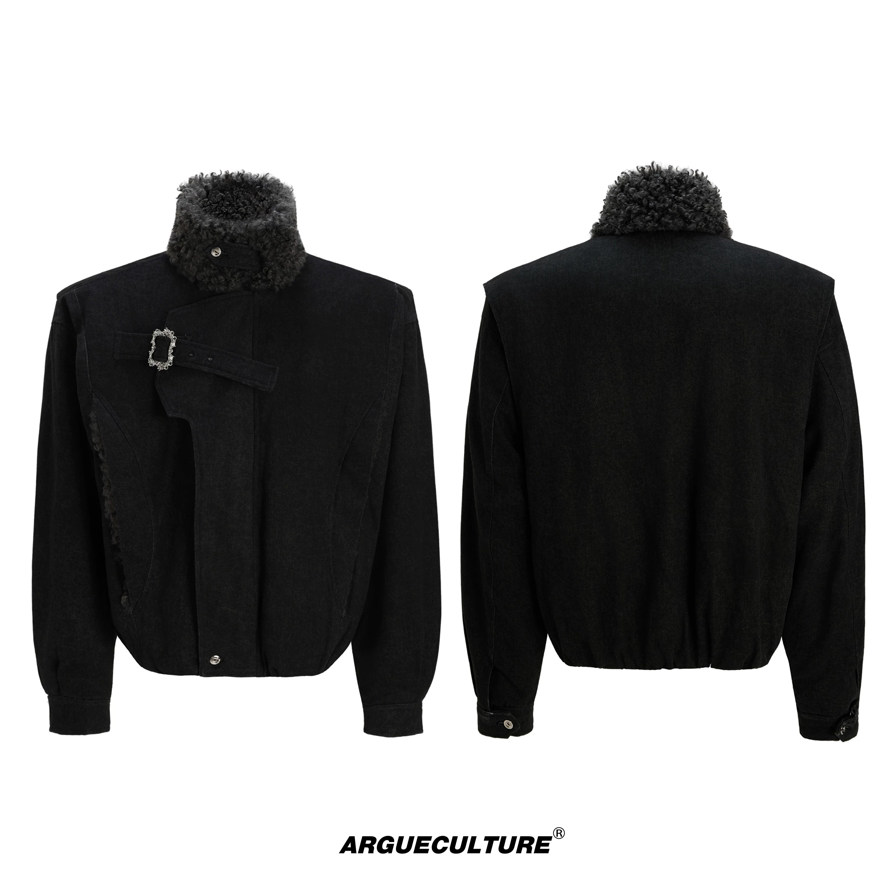 distressed-fur-collar-padded-parka-jacket-black